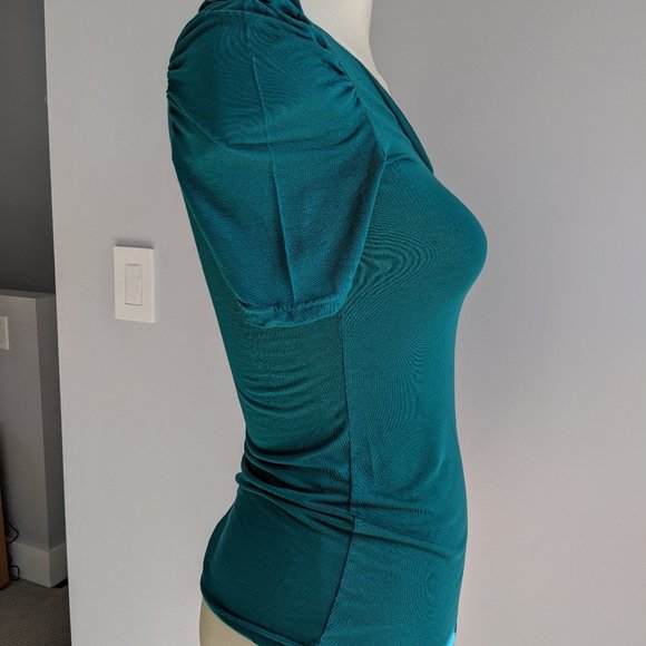 Dark Teal Top by Lux Size M - Picture 4 of 8